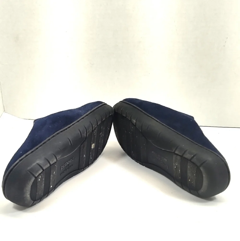 Pupeez Kids Boys Blue House Slippers Size 13 | Cozy Winter Indoor Shoes